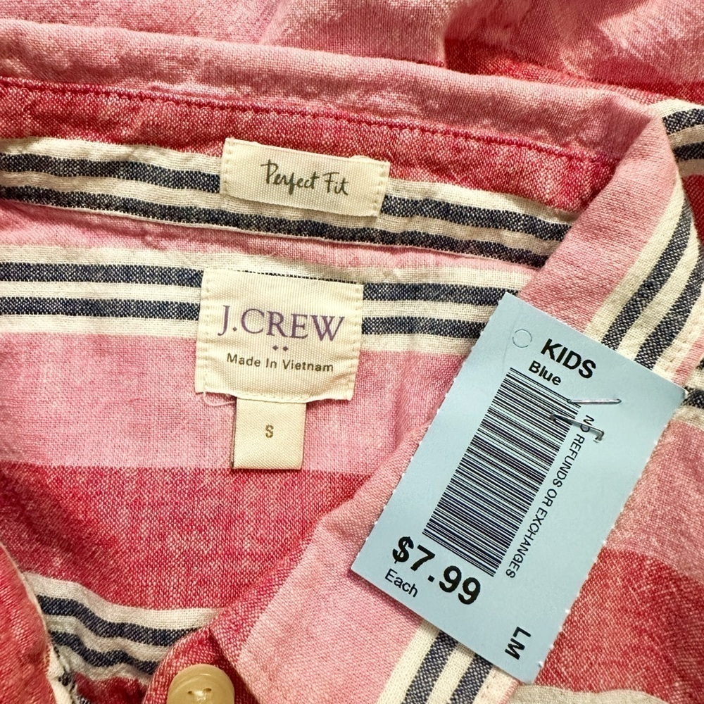 J. Crew | Perfect Fit Linen Blend Button Down (S) đ©· - Picture 5 of 5